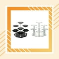 thumbnail image 3 of Wweixi Clear Hexagonal Stand Display Decorative Storage Rack Cake Dessert Party Jewelry Doll Holder for Home Showcase Shop Transparent, 3 of 8