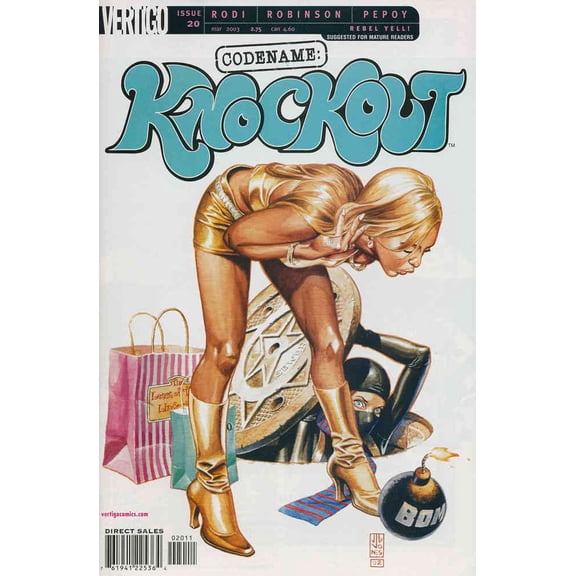 Codename: Knockout #20 VF ; DC/Vertigo Comic Book