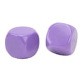 thumbnail image 2 of Juego de dados grandes de 6 piezas, esquina redonda, resistente al agua, resistencia a la oxidación, dados de superficie lisa para barra DIY, color morado, 2 of 8