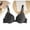 Black, variant on Tsesme Wireless Bralette for Women Front Closure Convenient Racerback Push up Padded Everyday Bra