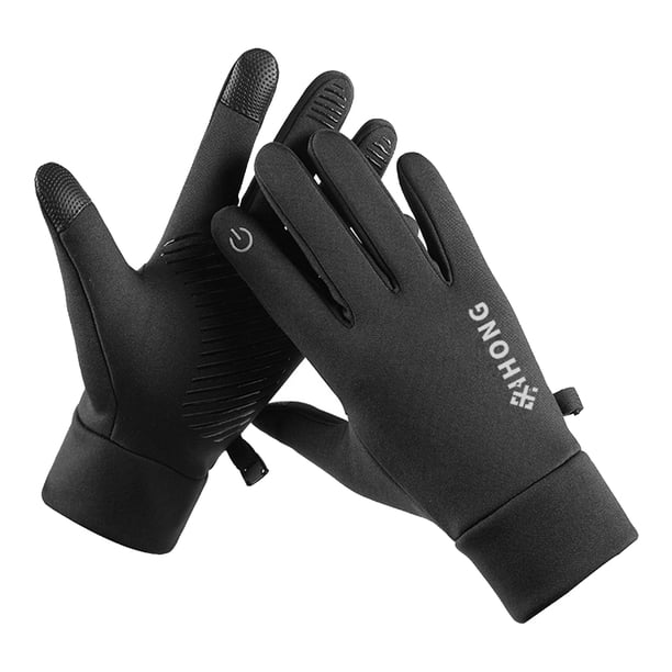 Minnieouse 1 par de guantes deportivos portátiles para exteriores con pantalla táctil, antideslizantes, para esquí, ciclismo, guantes de felpa, cálidos, guantes y mitones Minnieouse AP013057-01