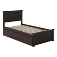 thumbnail image 4 of AFI Nantucket Twin Platform Bed with Twin Trundle in Espresso, 4 of 7