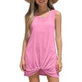 thumbnail image 2 of Girls Swim Cover Up UV Protection Sleeveless Swimsuit Coverup Beach Dress Summer Quick Dry, 2 of 4