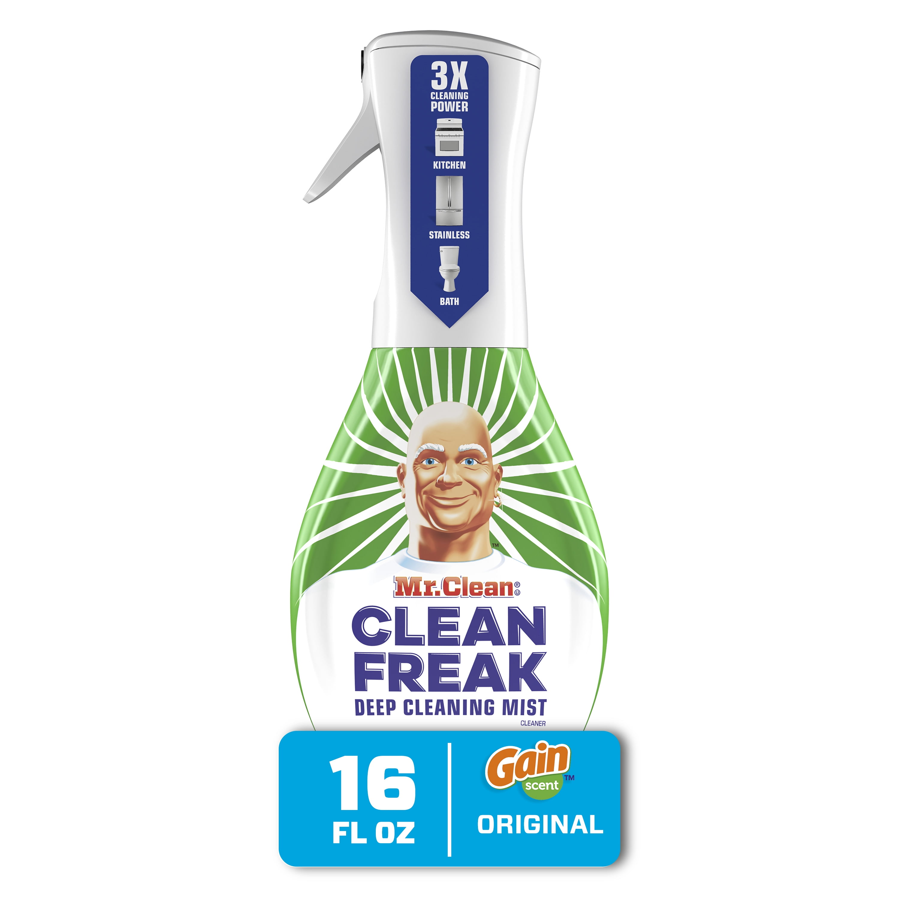 Mr. Clean Clean Freak MultiSurface Spray Starter Kit, Gain Original