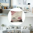 thumbnail image 3 of pink tree mountain river Linen toss pillowcase decoration pillowcase gifting preferred 18x18 inch cushion cover 2 sets sofa pillowcase sofa bedroom living room car, 3 of 8