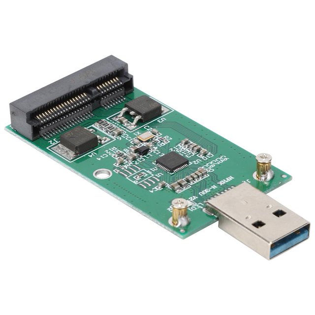 Disco De Estado Sólido Msata Ssd A Convertidor De Adaptador Usb3.0 Tarjeta De Expansión De Alta Velocidad Inevent EL008621-00