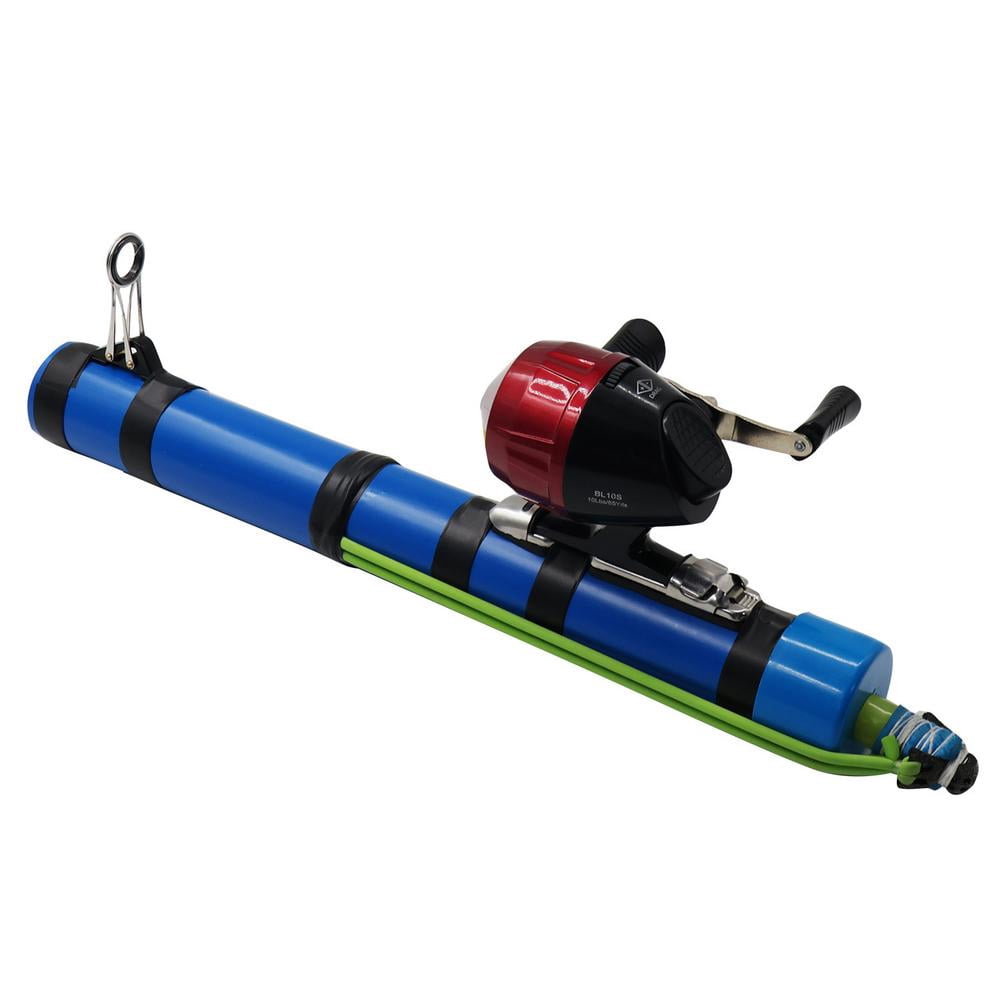 Daiwa, Spinmatic-D Ultralight Pack Fishing Rod, 664ULFS, Red