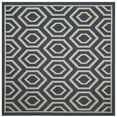 thumbnail image 3 of Safavieh Courtyard Amelia Geometric Indoor/Outdoor Area Rug, Navy/Beige, 7'10" x 7'10" Square, 3 of 14