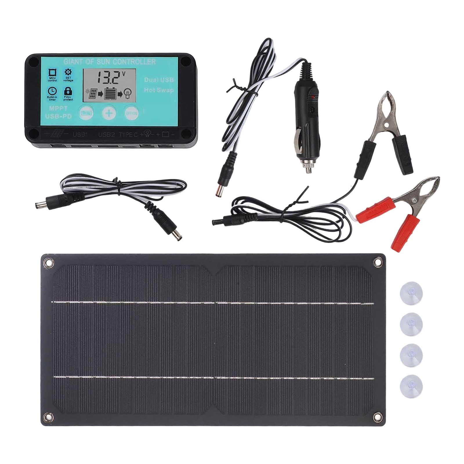 600W Solar Panel Kit 100A Suitable for RV Camping and Off-Grid Power Supply