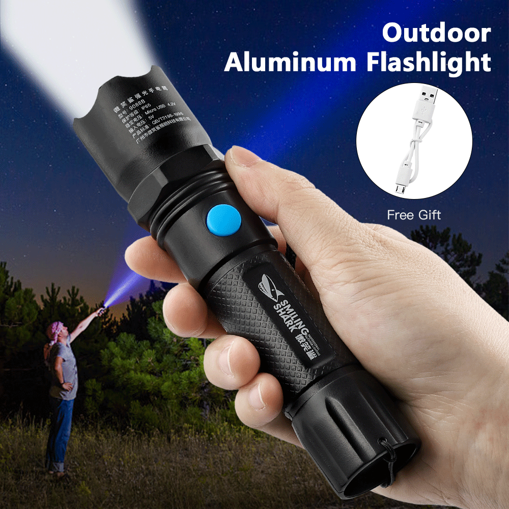 Rechargeble LED Flashlights, Anpro 1200 Lumen Bright Flashlight 3 Modes