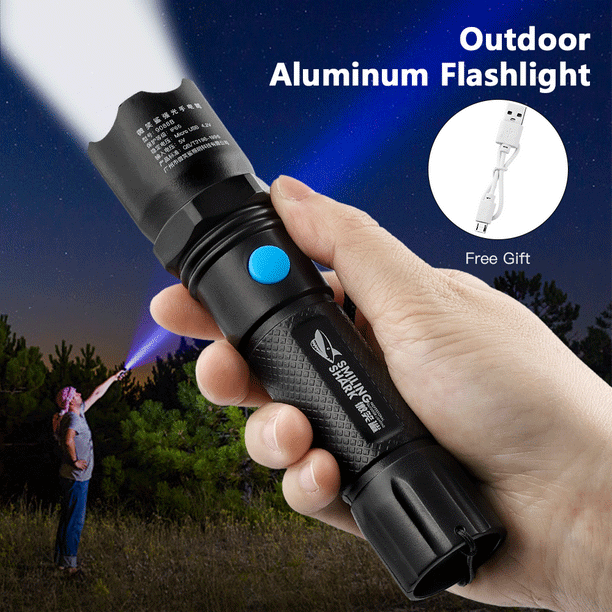 Rechargeble LED Flashlights, Anpro 1200 Lumen Bright Flashlight 3 Modes