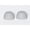 Platinum, variant on Eljer Color Replacement Plastic Toilet Bolt Caps - Set of 2 - Biscuit