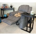 thumbnail image 4 of Casual Contemporary Living Solid Acacia C Table with Storage Tray- Black, 4 of 7