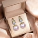thumbnail image 4 of Pendientes de Mujer con Forma de Lazo y Multifuncionales, Brillantes y Colgantes Tipo Huggie., 4 of 7