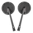 thumbnail image 3 of S SERENABLE Rearview Mirrors Replacement for Scooters Motorcycle Fits M8 M10 Screws Round, 3 of 9