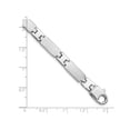 thumbnail image 4 of Mens Sterling Silver Brushed Link Bracelet 8.5 Inches, 4 of 5