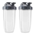 thumbnail image 4 of ZOUSSIQI 32oz Large Tall Cups + Flip Top Lids + Sealing Rings Blender Part Kit Accessory Replacement JU316-91658, 4 of 13