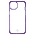 thumbnail image 2 of ITSKINS Hybrid Clear Series Case for iPhone 13 - Clear / Purple, 2 of 3