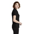 thumbnail image 2 of Port Authority Ladies EZPerformance Pique Polo, Black, X-Small, 2 of 2