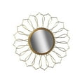 thumbnail image 1 of Circular Gold Wired Wall Mirror (Dahlia), 1 of 1