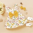 thumbnail image 2 of LAPAKIDS Infant Toddler Baby Girls Sleeveless Floral Party Swing Dress 6-9 Months, 2 of 7
