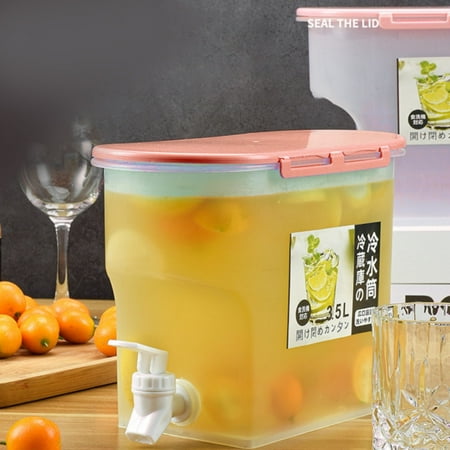 

Kgfrsd Water Filter Pitcher 3.5L Drink Dispenser for Fridge Beverage Liquid Drink Container for Party Cold Water Pitcher Lemonade Stand Juice Jug with Spigot Home Essentials