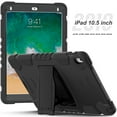 thumbnail image 2 of XYX Case for 10.5 inch iPad Air 3rd 2019/iPad Pro 10.5 inch 2017, Dual Layer Slim Heavy Shockproof Rugged Protective Cover Case with Kickstand (Black), 2 of 7