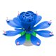 thumbnail image 1 of Bearachild Exquisita flor giratoria música Festival cumpleaños bendición pastel velas hogar DIY decoraciones Accesorios Kits para hacer velas Azul, 1 of 6