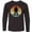 AB-Black, variant on Inktastic Skateboarding Retro Sunset Skateboarder Long Sleeve Youth T-Shirt