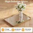 thumbnail image 7 of EDX Bathroom Mirror 28"x 36" Wall Mirror with Rectangular Metal Frame, Gold, 7 of 7