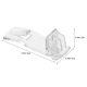 thumbnail image 2 of FOMIYES 30Ud Sujetadores Transparentes Para Estantes Cabina Clips Plásticos Multifuncionales, 2 of 8