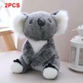 thumbnail image 1 of Grey 2pcsSPlush Doll Cute Soft Simulation Koala Bear Peluche Koala de peluche para niños Niños, 1 of 5