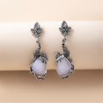 thumbnail image 2 of Pendientes con borlas de cristal de la serie rosa, encantadores y llamativos de 48 estilos, 55492-PK, 2 of 5