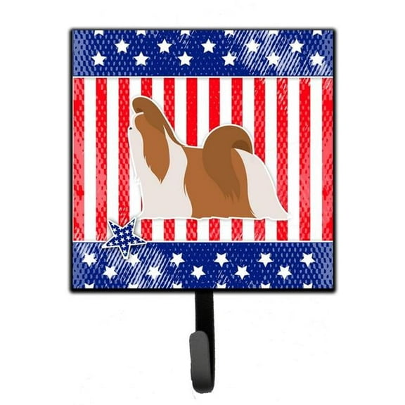 Carolines Treasures BB3346SH4 USA Patriotic Shih Tzu Leash or Key Holder