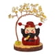 thumbnail image 2 of Mini estatua de Buda con árbol del dinero, figura en miniatura, árbol de la fortuna coleccionable Estilo A, 2 of 7