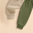 thumbnail image 6 of UngA Toddler Baby Boy Fall Winter Clothes Mamas Little Boy Outfit Letter Long Sleeve Sweatshirts and Jogger Pants Set (Beige,0-6 Months), 6 of 6