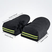 DINHEAROM Handlebar Mitts Black 1 Pair 9.04X6.29X2.75in