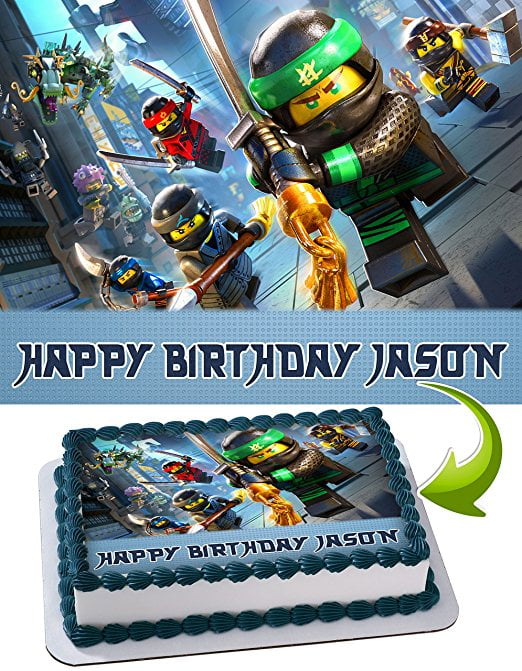 Personalised Camping Camp Fire Edible Icing Birthday Party Cake Topper