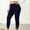 Dark Blue, variant on YHAJDS Plus Size Yoga Leggings for Women Elastic Waist Sports Casual Long Bottoms