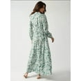 thumbnail image 4 of Printed Maxi Dress with Shirt Collar, 4 of 5