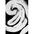 thumbnail image 2 of Pattinian, Merri 17x24 Black Ornate Wood Framed with Double Matting Museum Art Print Titled - Loosely Intertwined II, 2 of 4