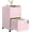 Pink, variant on 2 Drawer File Cabinet with Lock，Pink Rolling File Cabinet for Home Office, Metal Small Mobile Filing Cabinets on Wheels for Hanging Letter