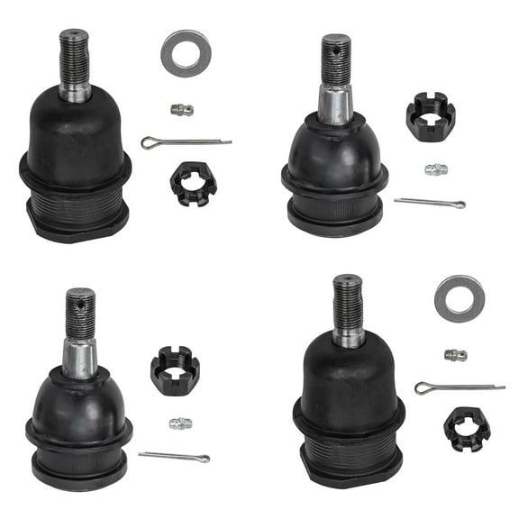 Detroit Axle Replacement for 2001 - 2003 Dodge Ram 1500 Van 2WD Front Upper & Lower Ball Joints - 4pc Set