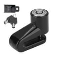 thumbnail image 3 of Candado antirrobo para bicicleta con soporte para candado, candado de seguridad, candado de freno de disco multiusos Negro, 3 of 8