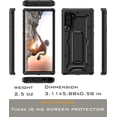 thumbnail image 2 of ArmadilloTek Vanguard Case Compatible with Samsung Galaxy Note10 Military Grade Full-Body Rugged with Built-in Kickstand [Screenless Version] - Black, 2 of 5