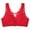 Red, variant on Yyeselk Women's Floral Lace Bra Push Up No Underwire Bras Full Coverage Breathable Bra Wireless Comfort Everyday Bra Black 44/100