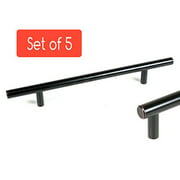 (Set of 5) Euro 10 inch (250mm) Kitchen Cabinet Bar Pull Oil Rubbed Bronze Finish