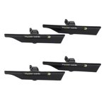 4 Pcs Black Wiper Stand Windshield Wiper Wing Windshield Wiper Blade Spoiler Mate Wing Auto Car Tool,4 * wiper stand,black
