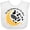 AA-White, variant on Inktastic Cow Jumped over the Moon Boys or Girls Baby Bib