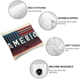 thumbnail image 6 of nygtbtfer Pillow Set of 2 Blue Red White Stripes Stars Throw Pillow Covers Faith Family Freedom American Flag Flower Boot Pillows for Home Sofa Couch Deal of The Day White, 6 of 7
